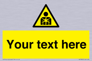 Custom Warning substance or mixture presenting a health hazard